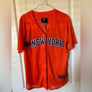 New York Knicks button-down basketball jersey🗽🏀
